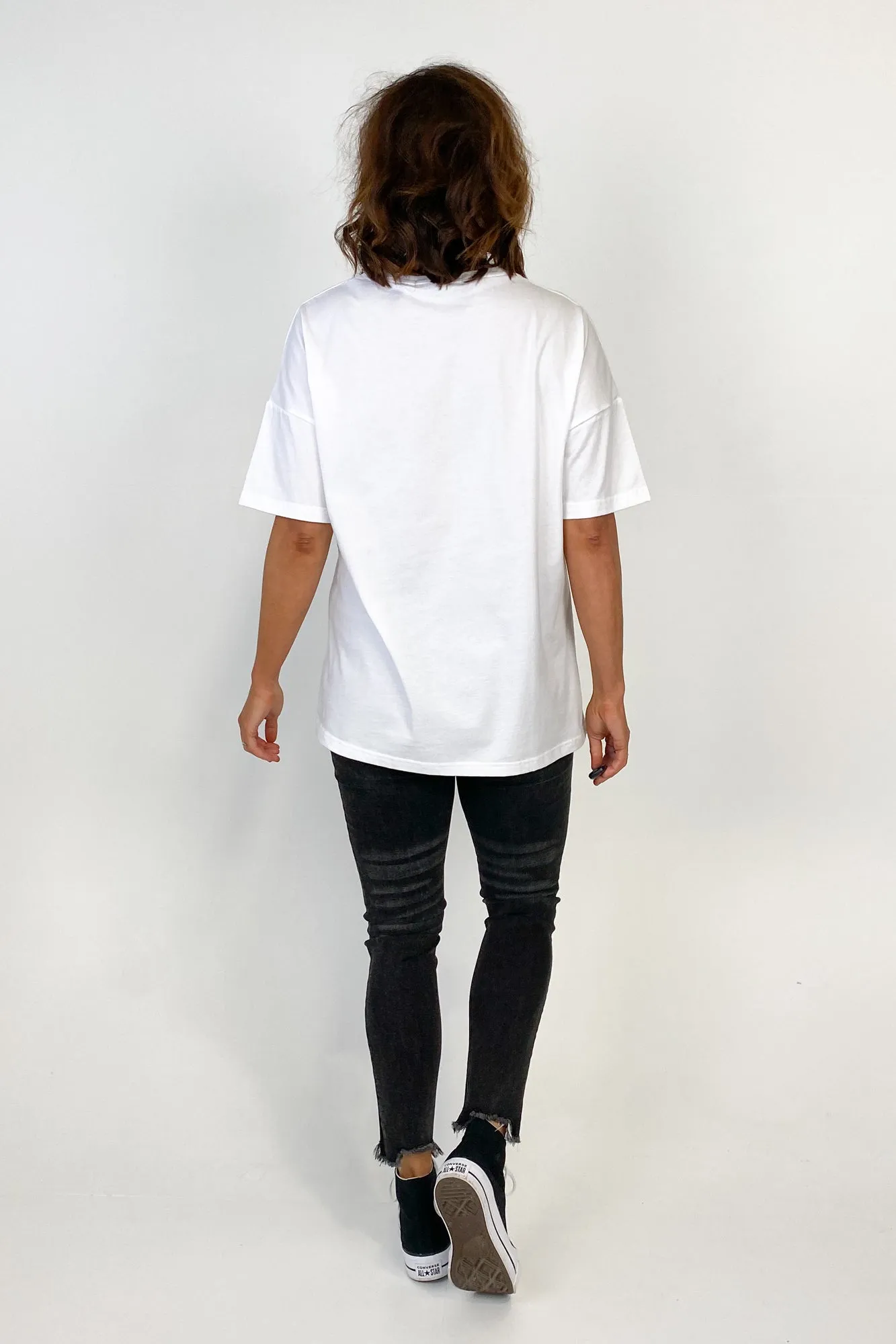 Rebel Club by Shine On Club 80's Tee White