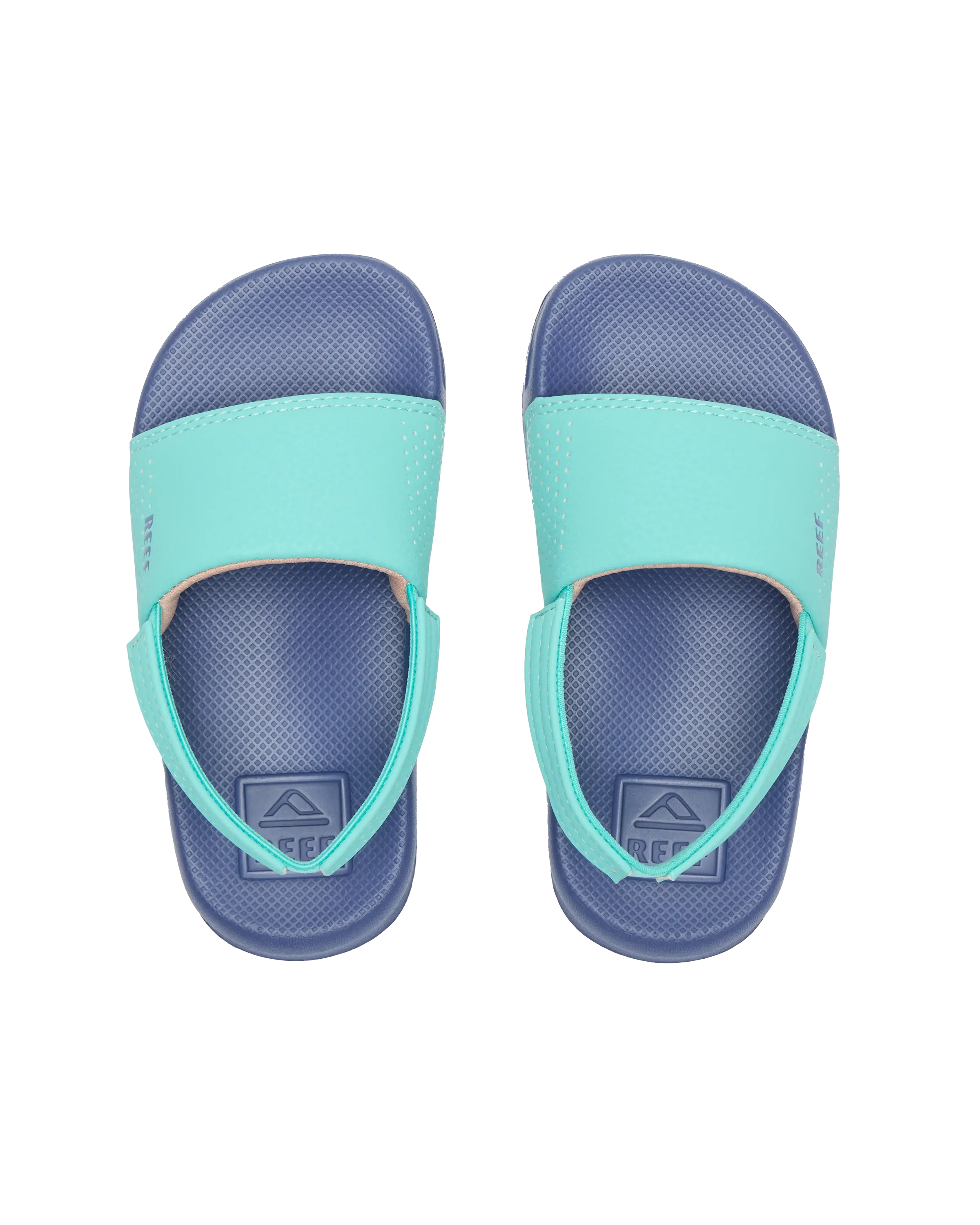 Reef Shoes Boys Little One Sliders in Dusk & Aqua