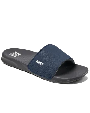 Reef Shoes One Sliders in Navy & White