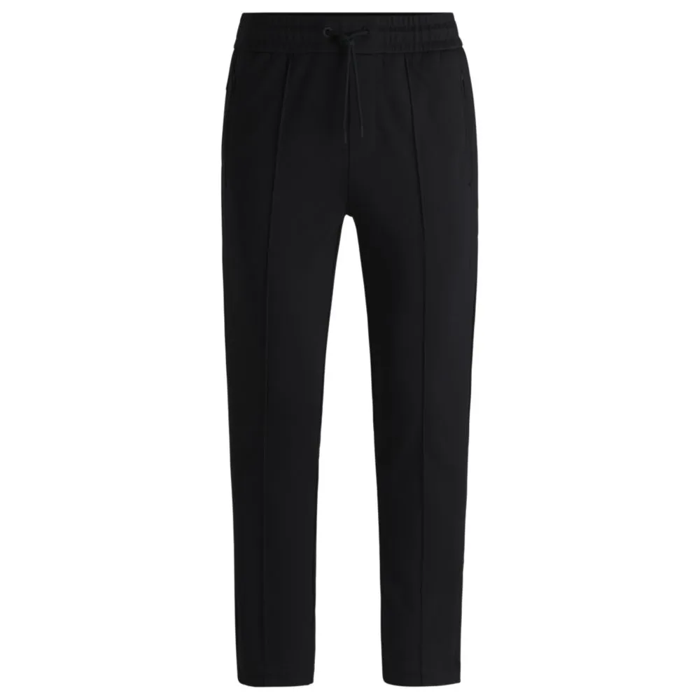Regular-fit tracksuit bottoms in mercerized cotton