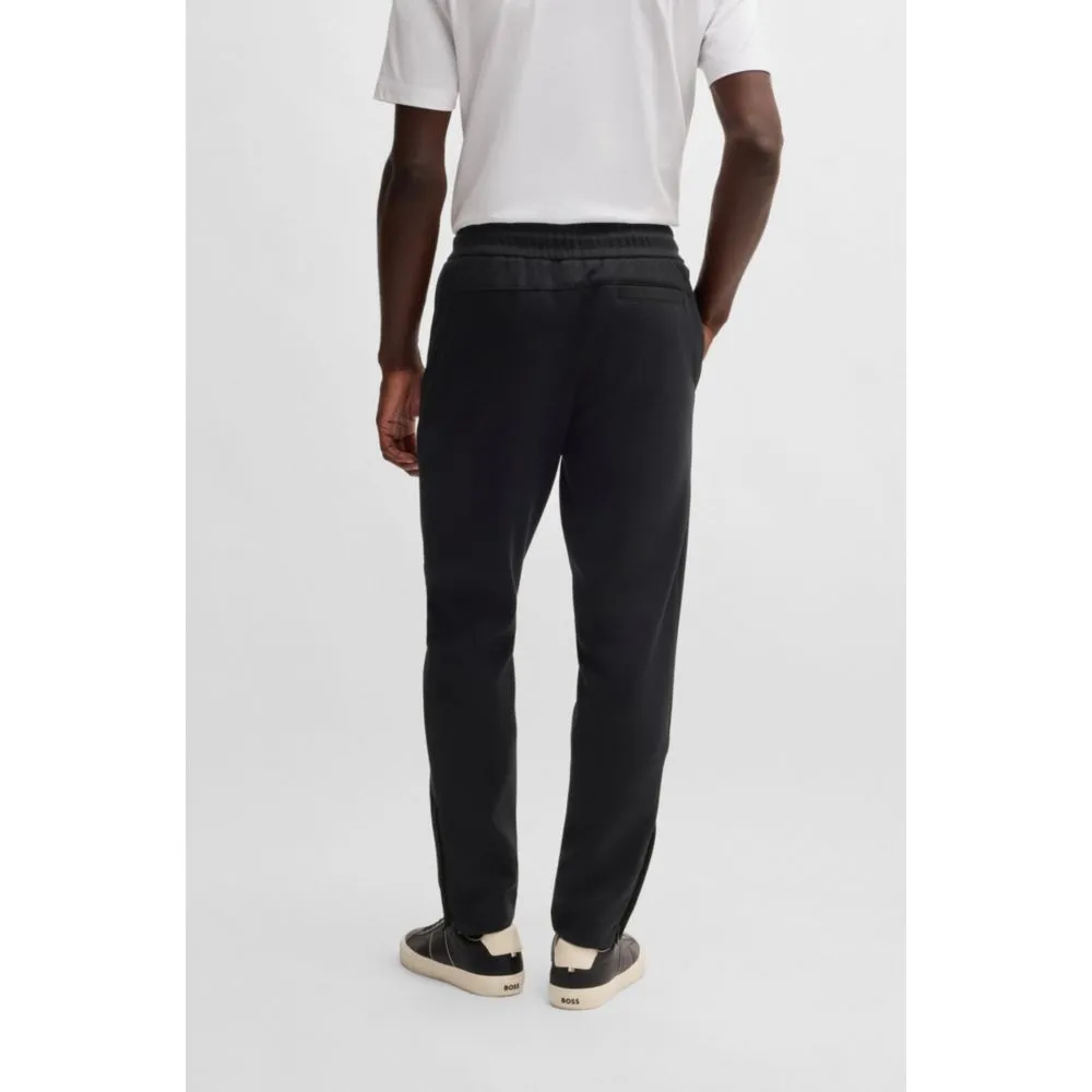 Regular-fit tracksuit bottoms in mercerized cotton