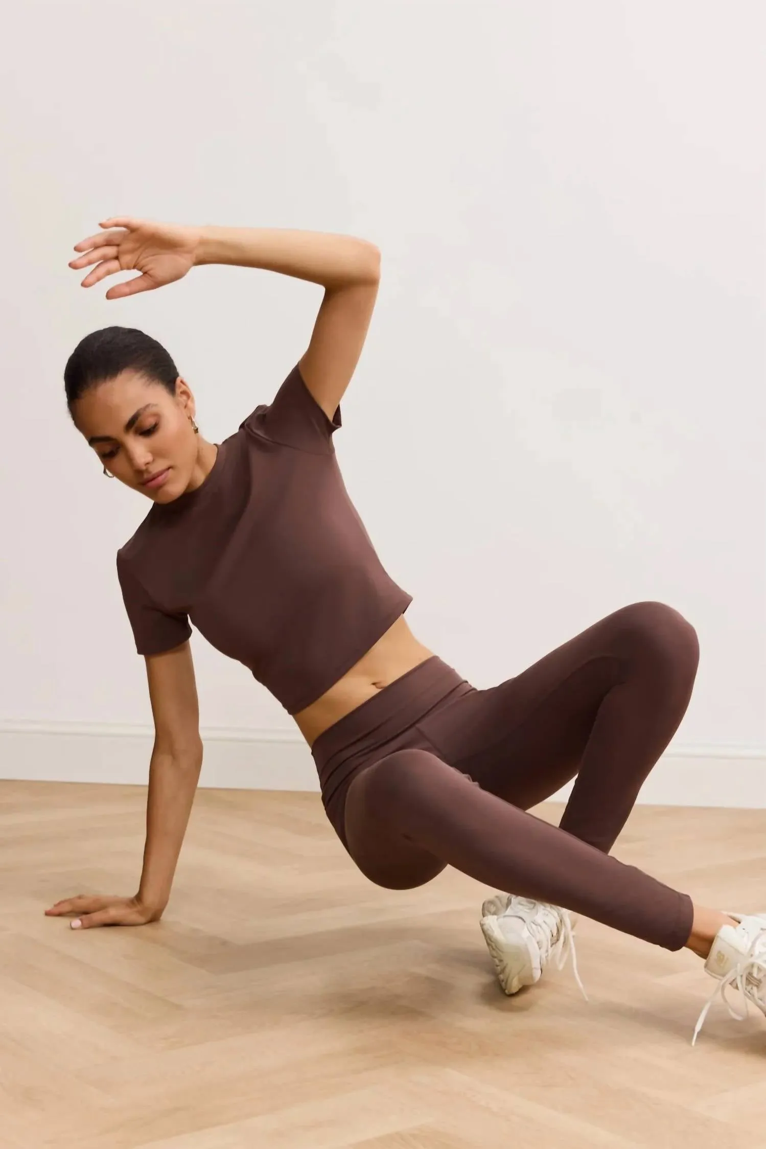 River Lift High Waisted Legging In Chocolate