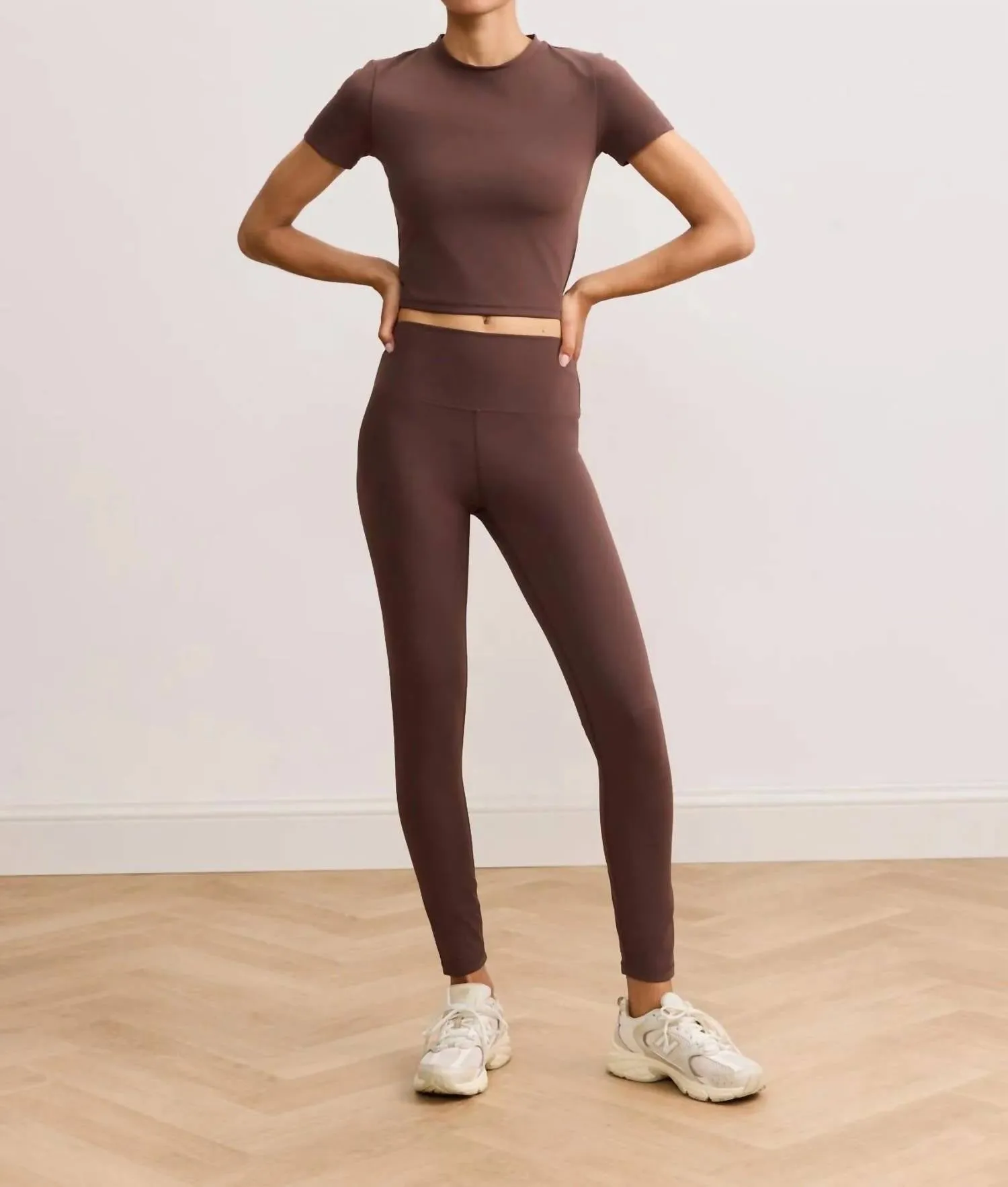 River Lift High Waisted Legging In Chocolate