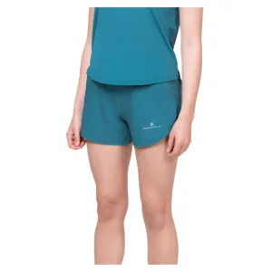 Ronhill Women's Tech 4.5" Running Shorts in Mallard/Meadow SS25