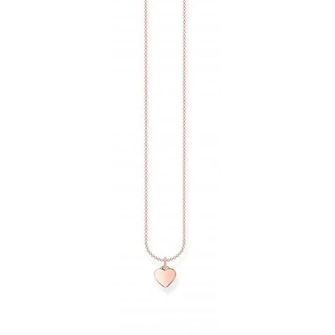 Rose Gold Heart Necklace KE2049-415-40 Thomas Sabo Necklaces