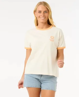 San Carlos Ringer T-Shirt in Bone