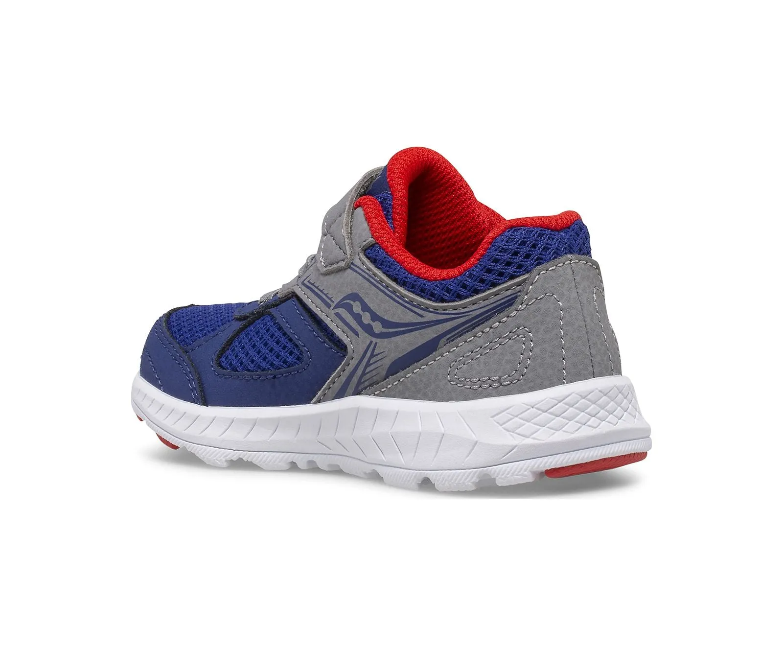 Saucony Shoes Cohesion 14 A/C Jr. Sneaker Navy/Red (4c-10c)