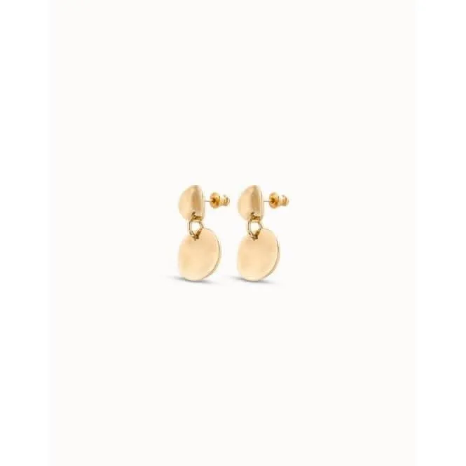 Scales Golden Metal Earrings PEN0055ORO0000U Unode50 Jewelry And Accessories