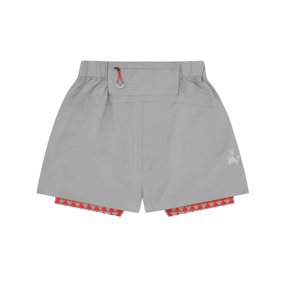 Sealskinz Belton Women's Quick Dry Running Shorts with Under Short in Orange SS25