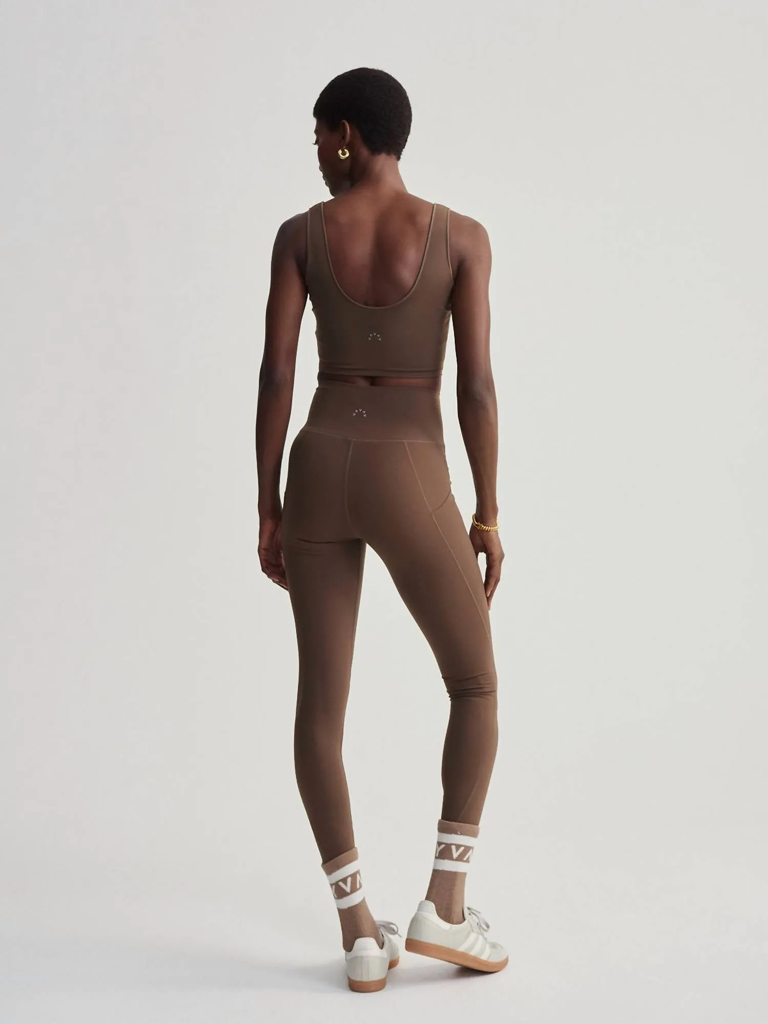 Shape High Pocket Legging In Carob