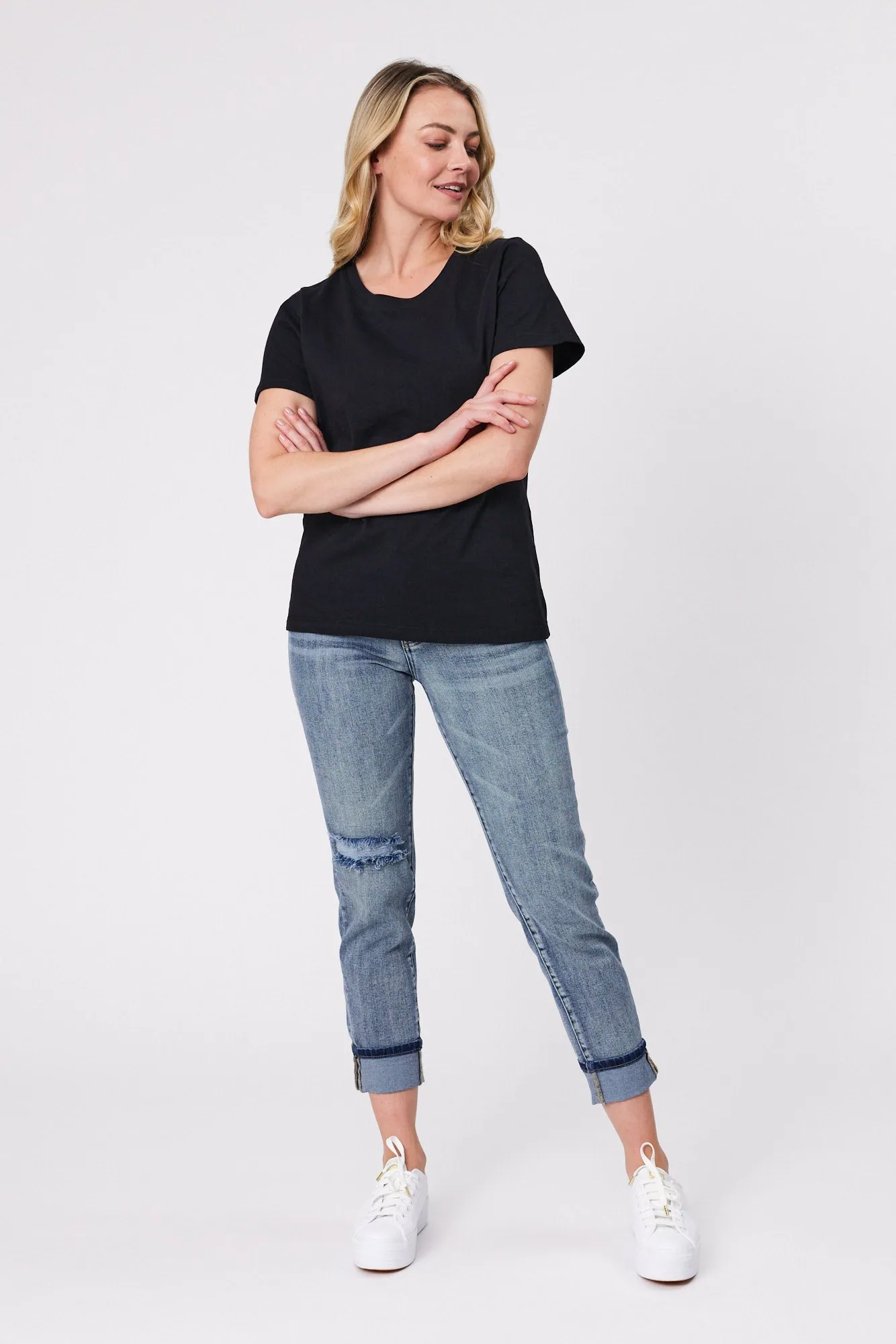Shine On Essentials Tee Black