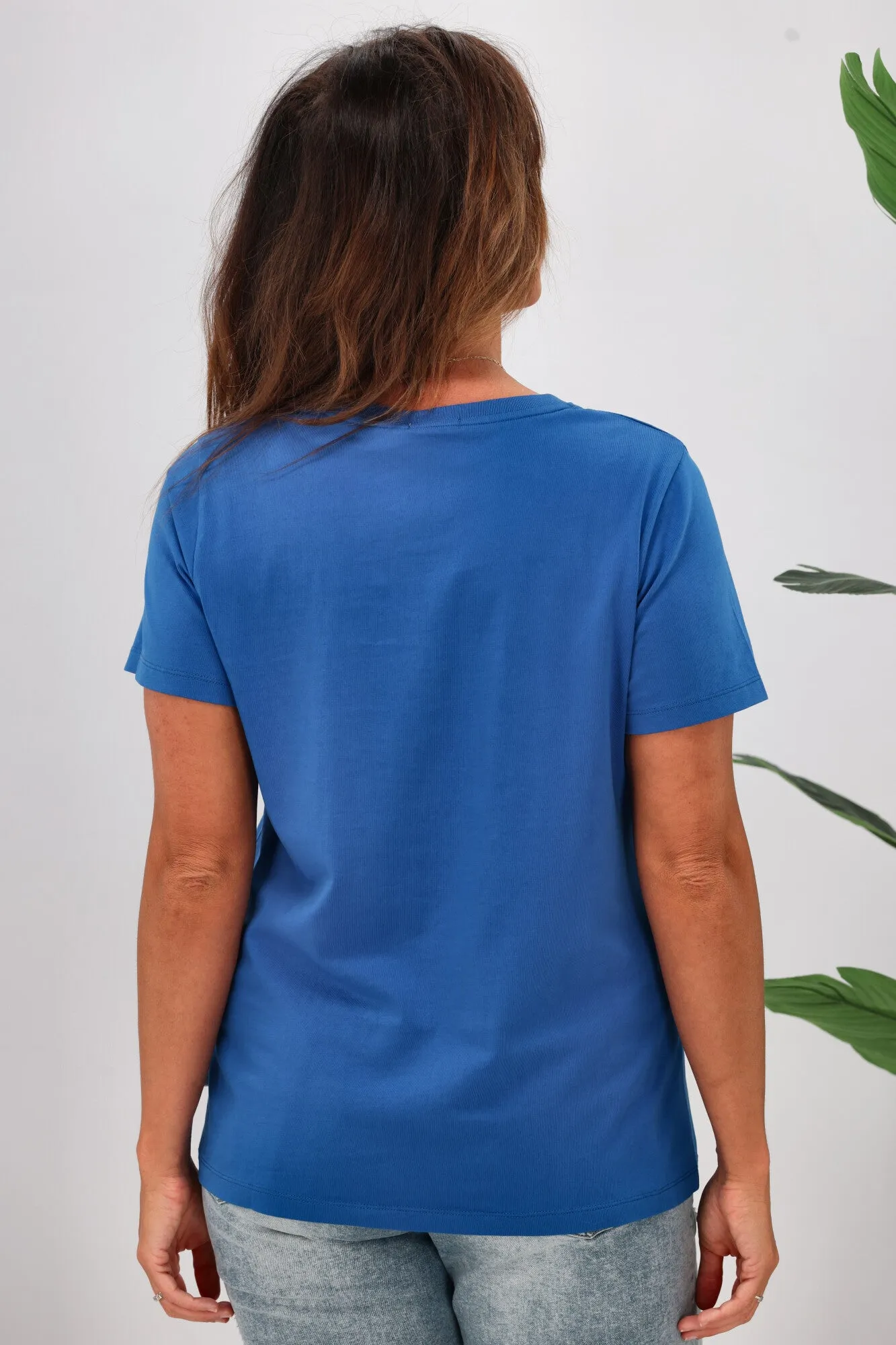 Shine On Essentials Tee Cobalt Blue