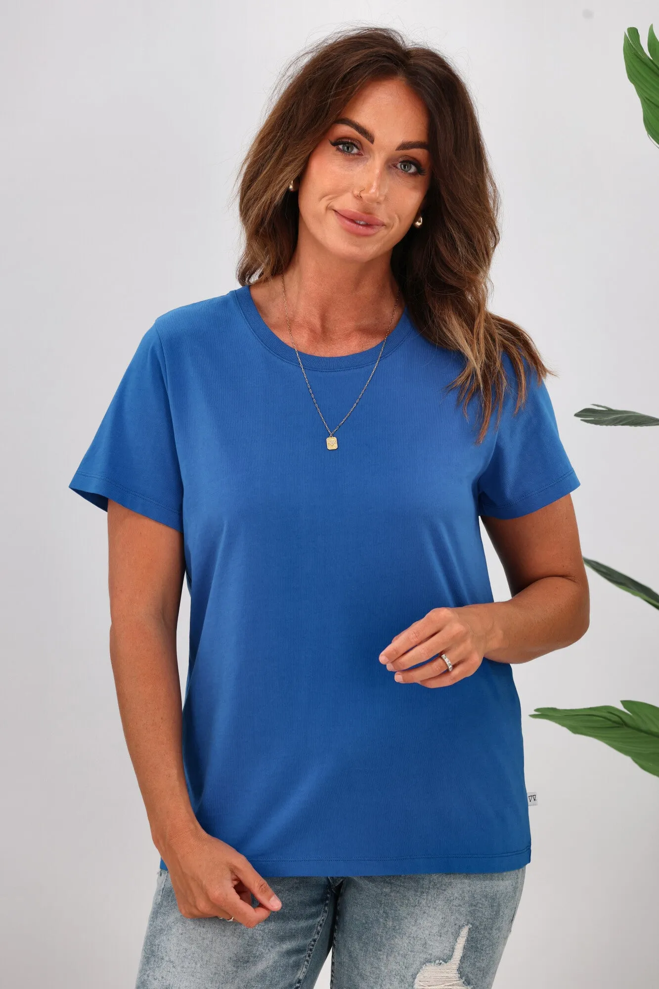 Shine On Essentials Tee Cobalt Blue