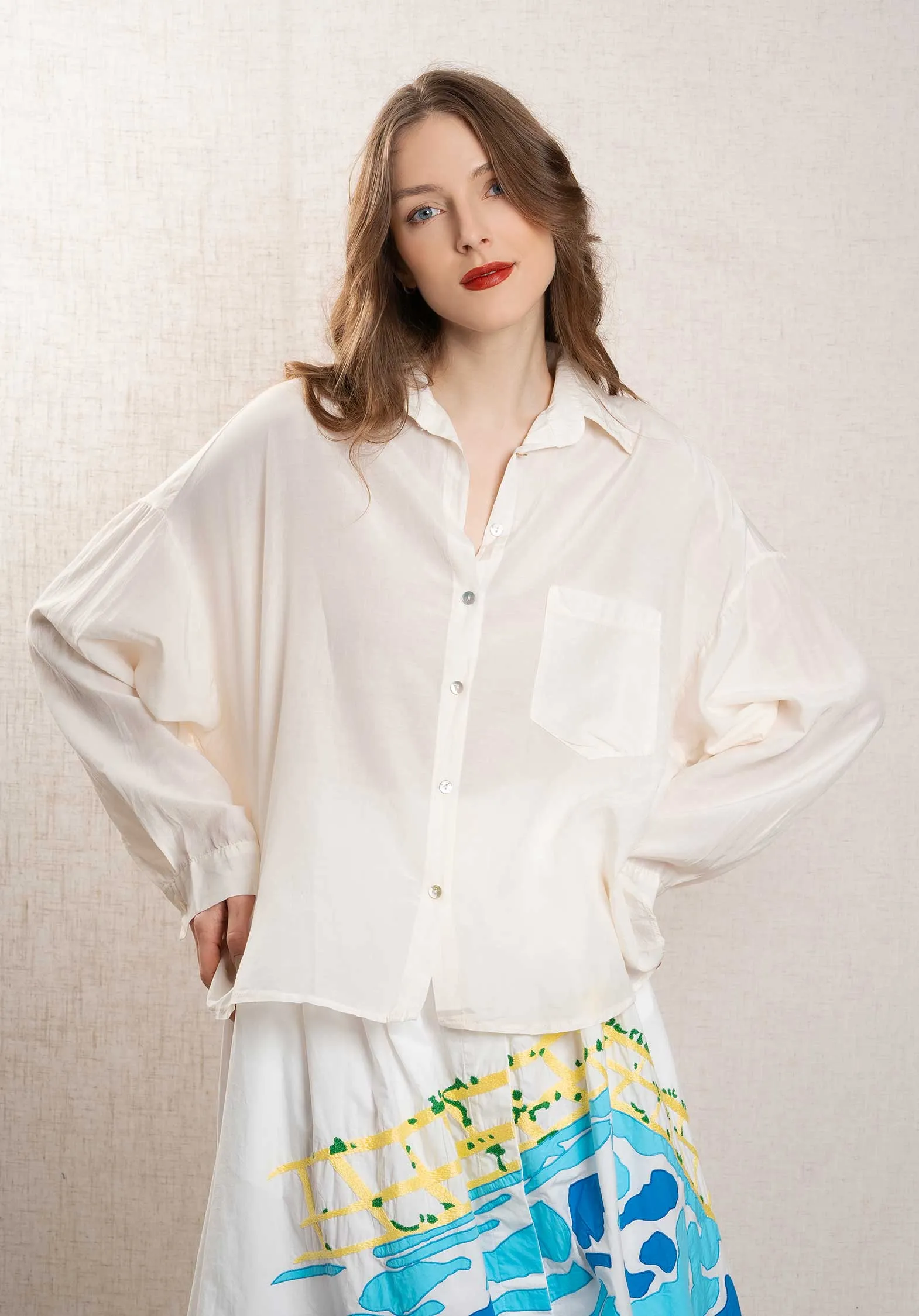 Shirt 14081 Ecru