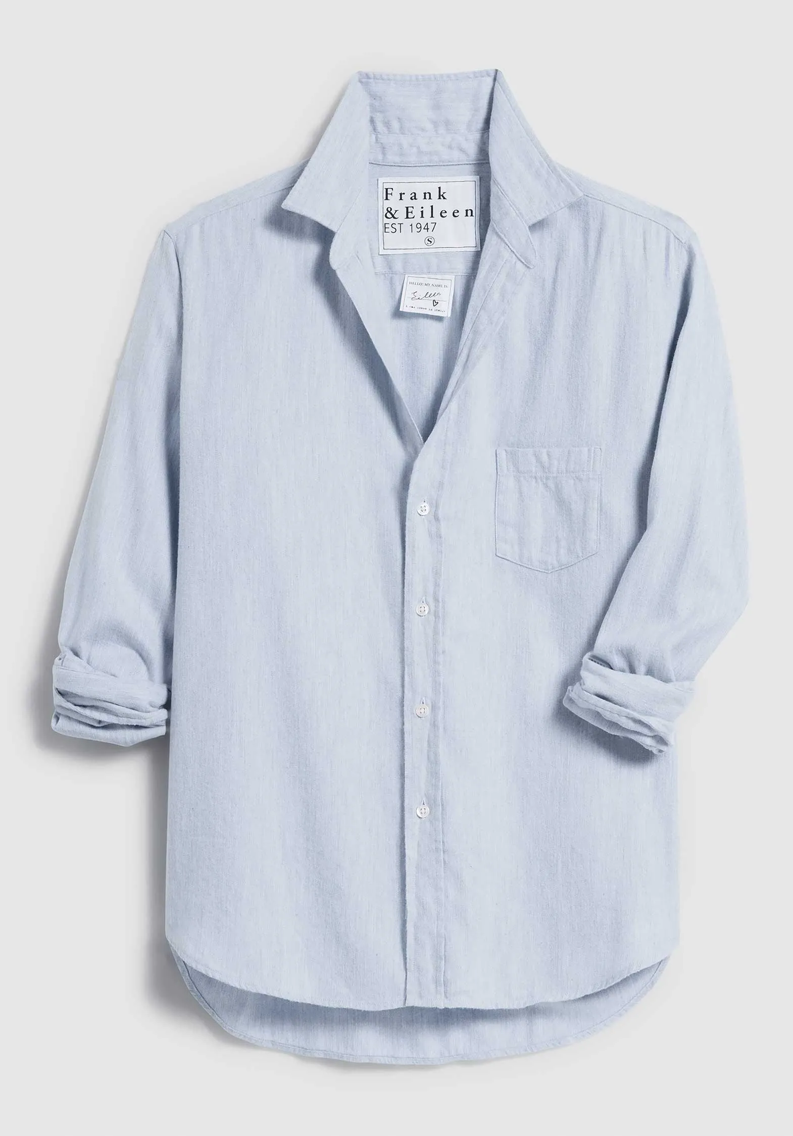 Shirt Eileen Eileen It Cashme Gray-Blue