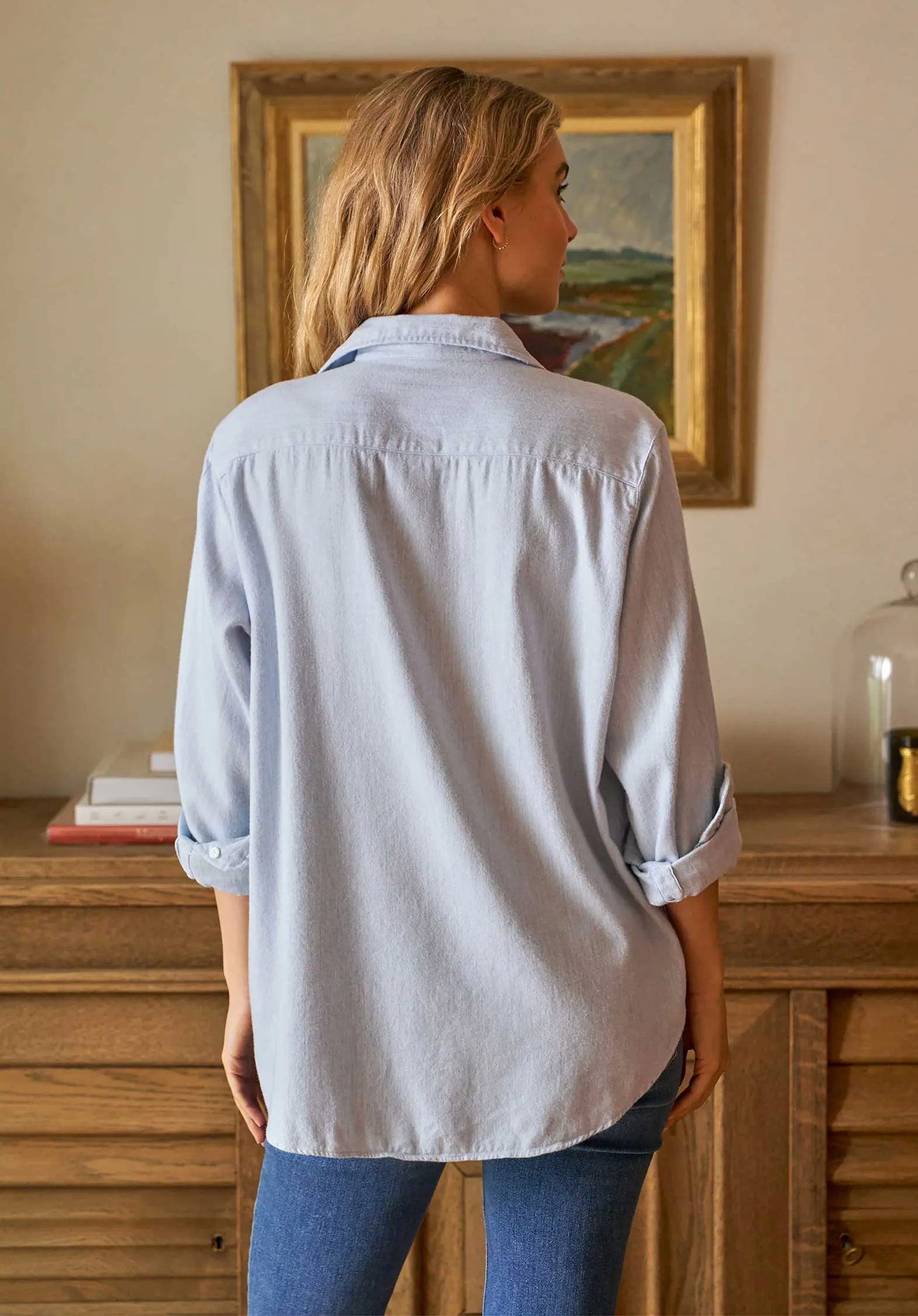 Shirt Eileen Eileen It Cashme Gray-Blue