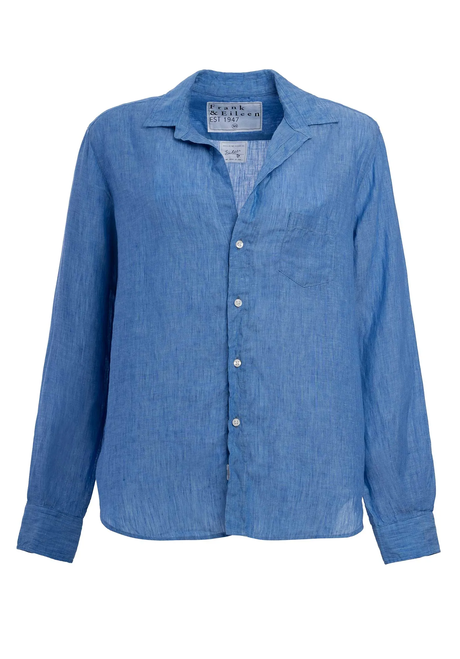 Shirt Eileen Eileen It Linen Classic-Blue