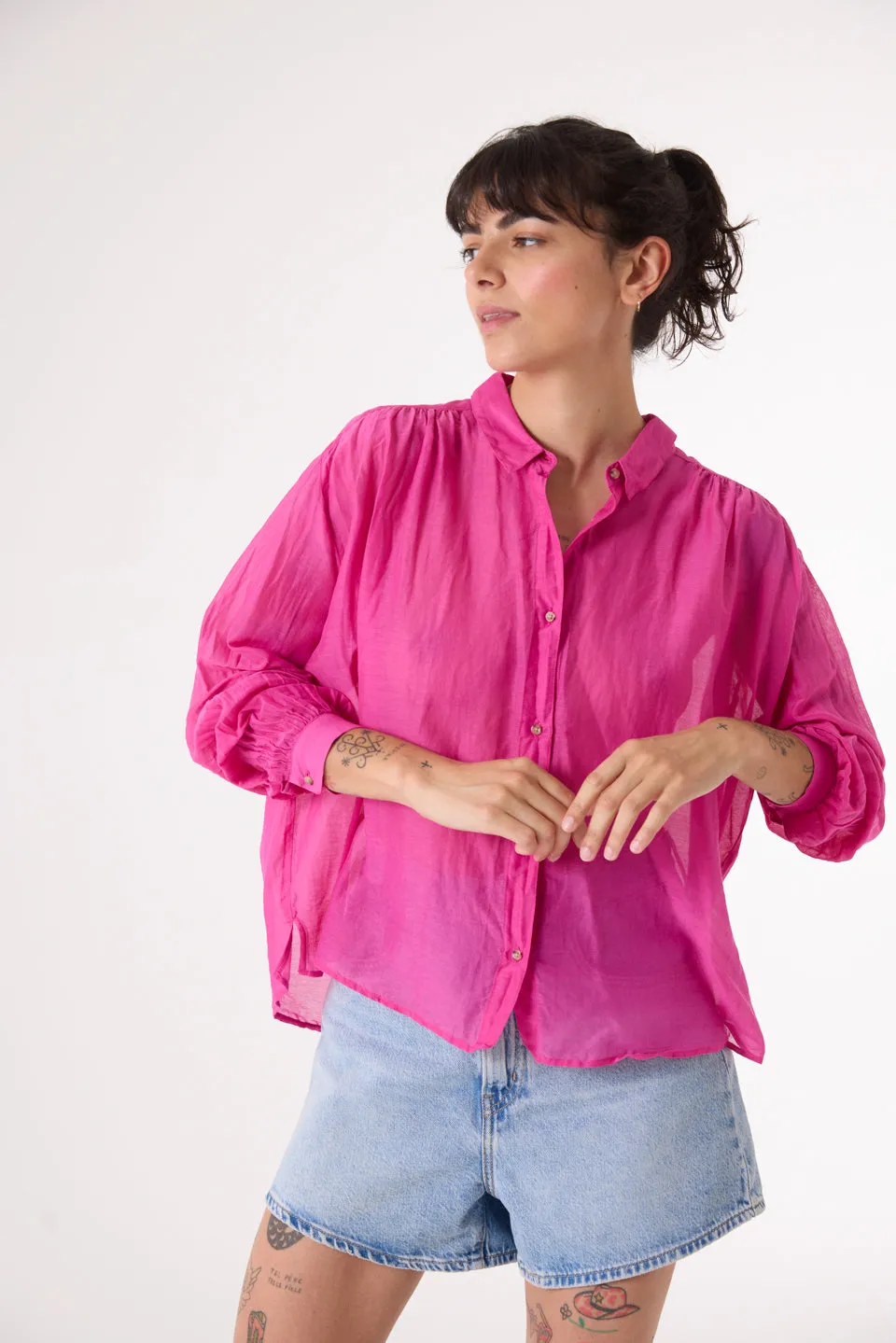 Shirt Soie All Ali Paradise Rose