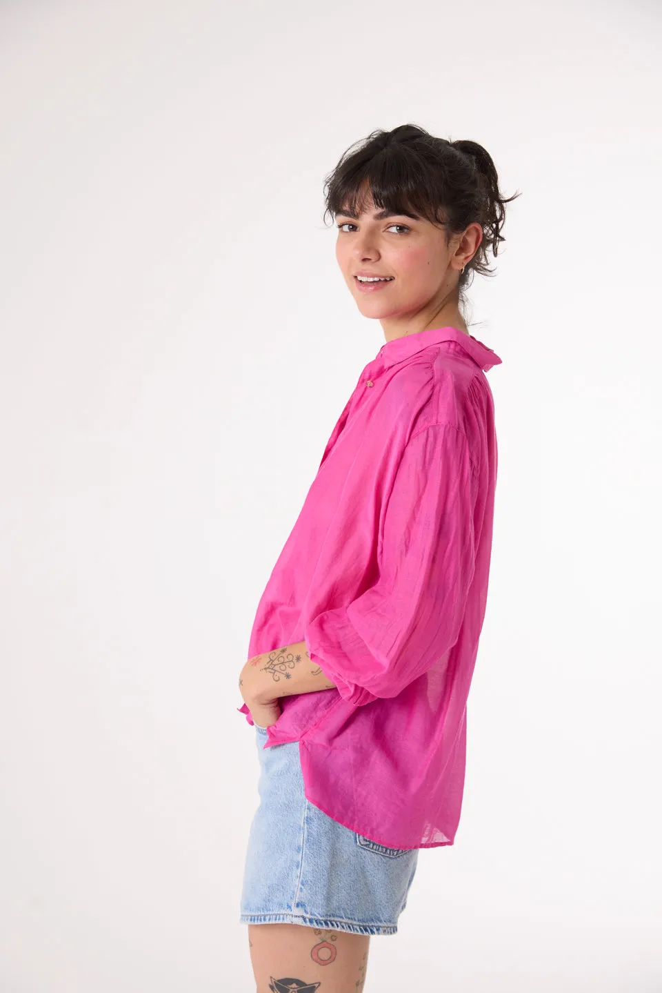 Shirt Soie All Ali Paradise Rose
