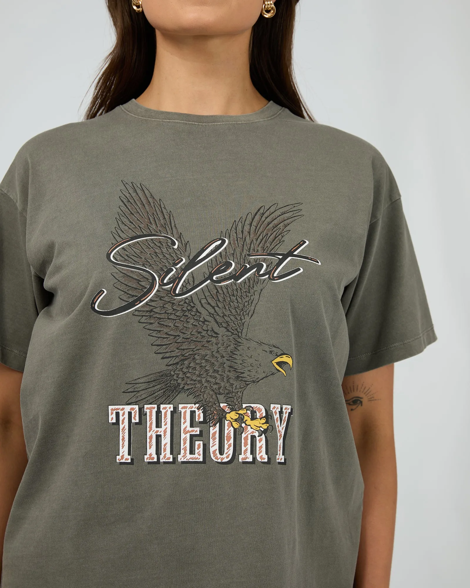 Silent Theory Departed Tee Coal