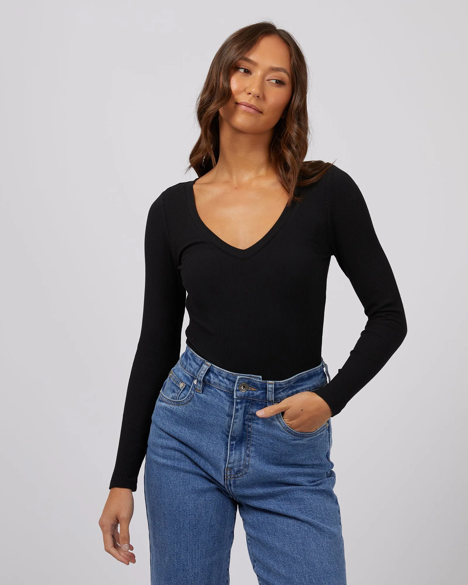 Silent Theory Lily L/S Tee Black