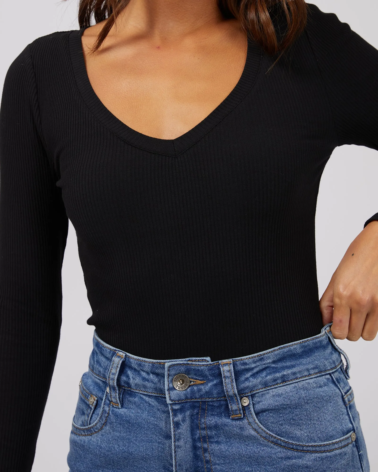 Silent Theory Lily L/S Tee Black