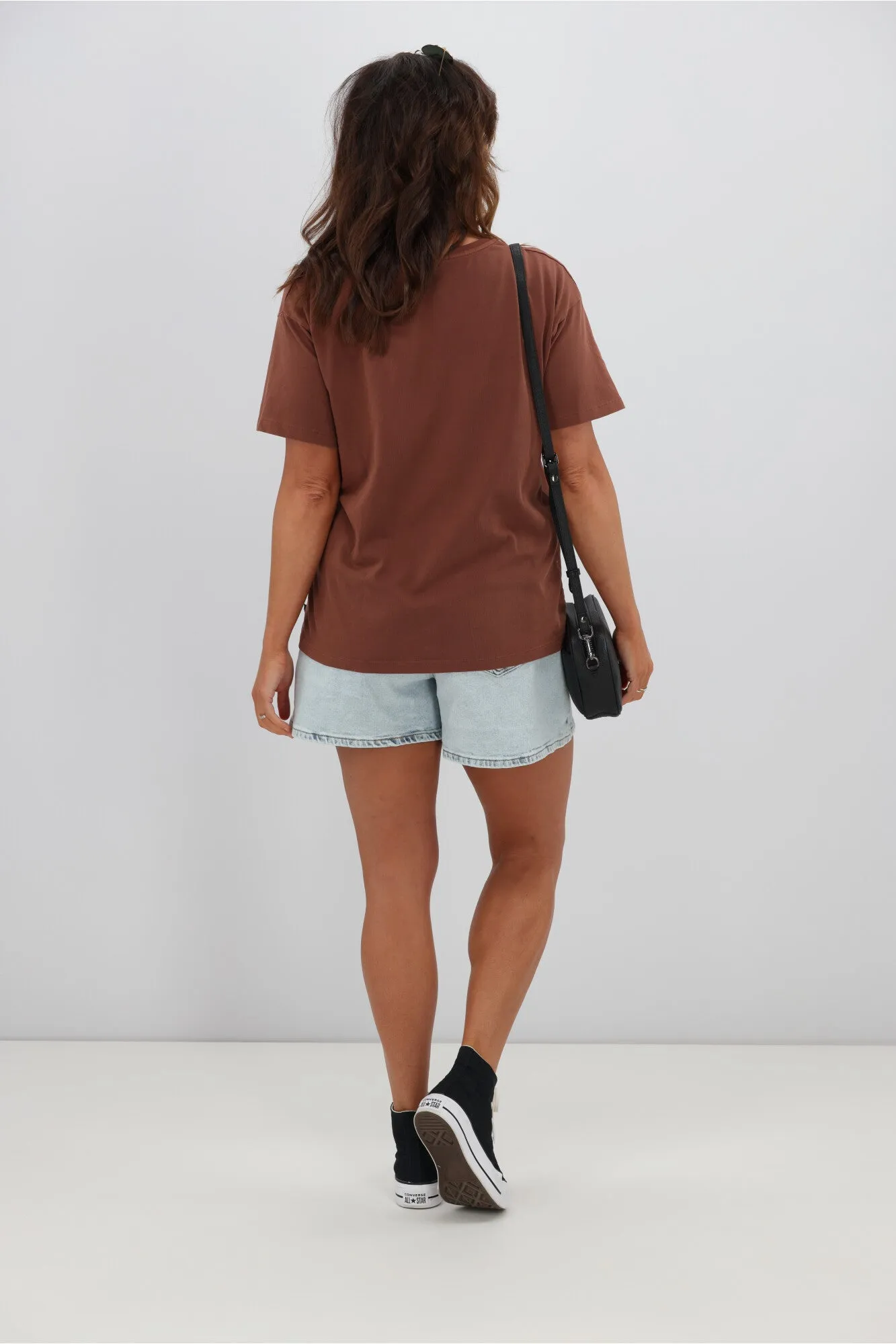 Silent Theory Logo Tee Brown