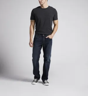 Silver Allan Slim Fit Straight Leg