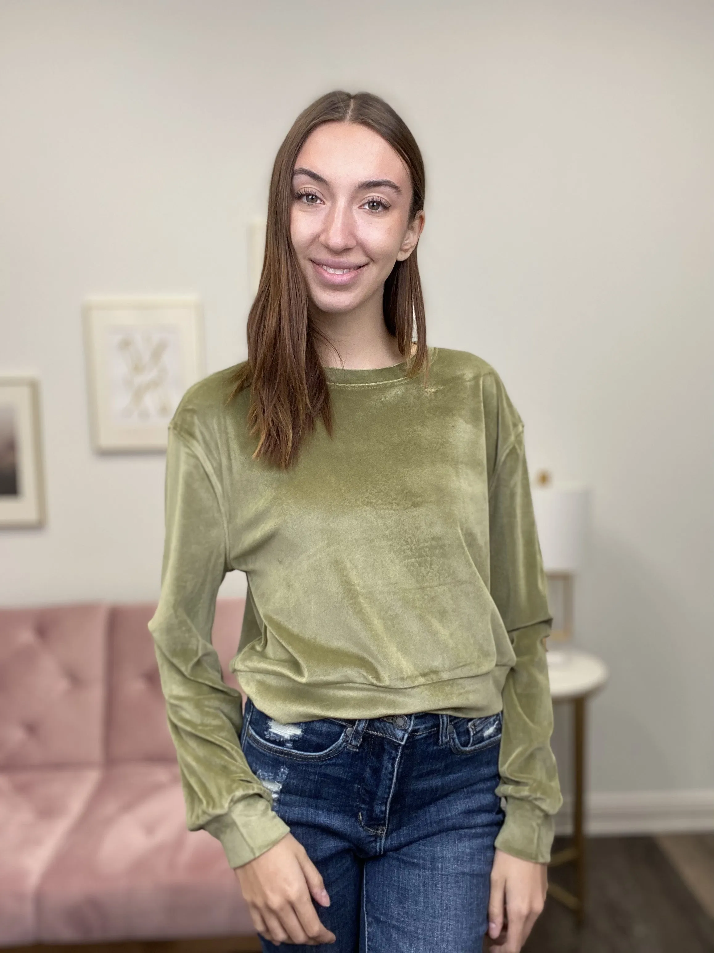 Simply Yours Women's Glam Crew Neck Sweatshirt