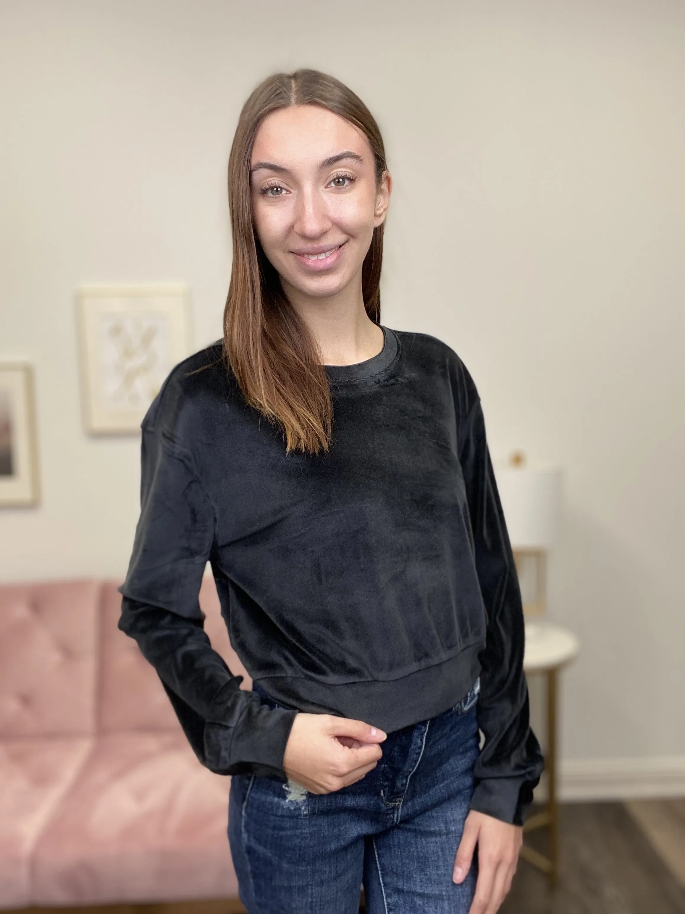 Simply Yours Women's Glam Crew Neck Sweatshirt