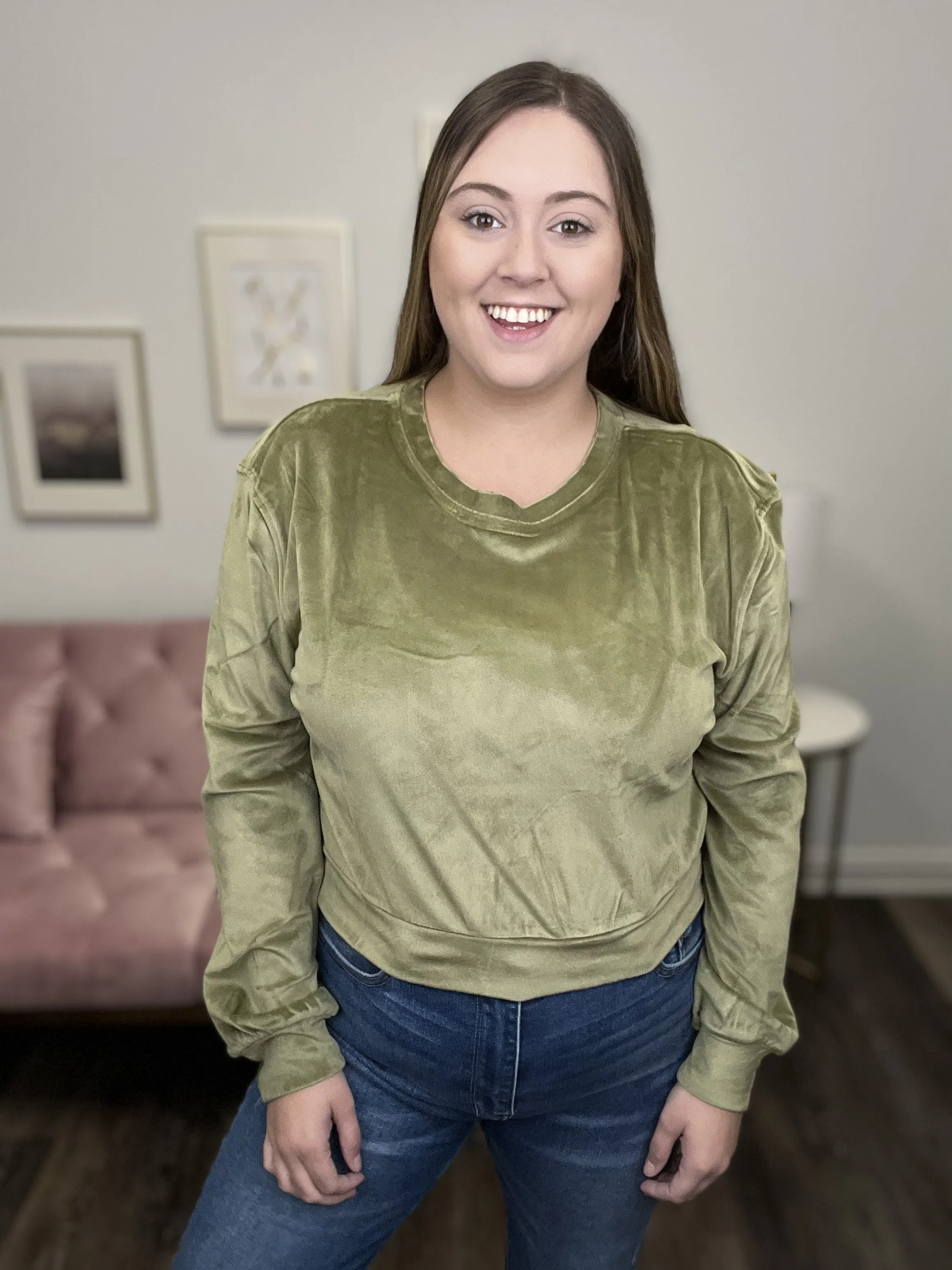 Simply Yours Women's Glam Crew Neck Sweatshirt