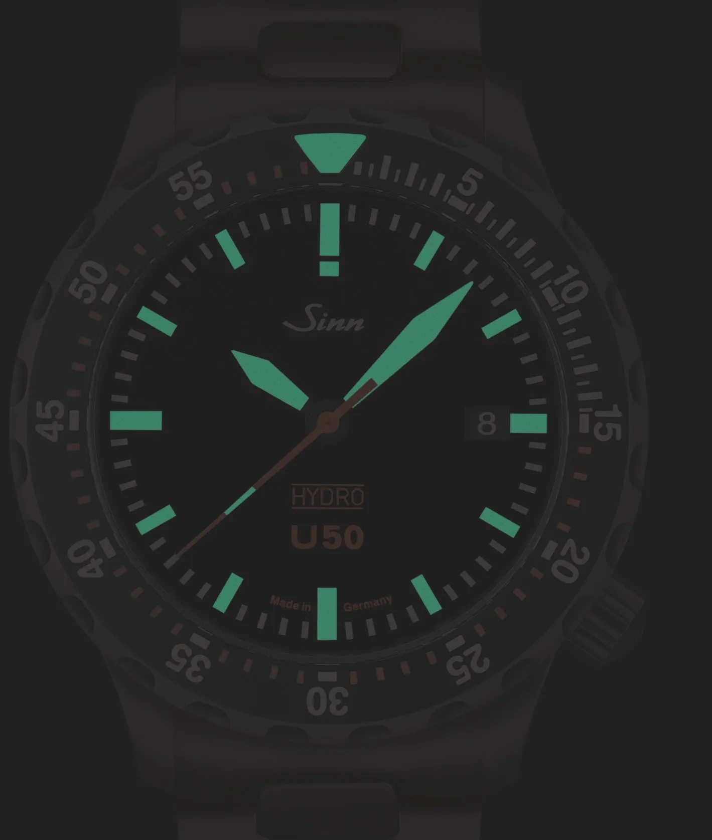 Sinn Watches Sinn U50 Hydro S Textile Olive Grey Watch