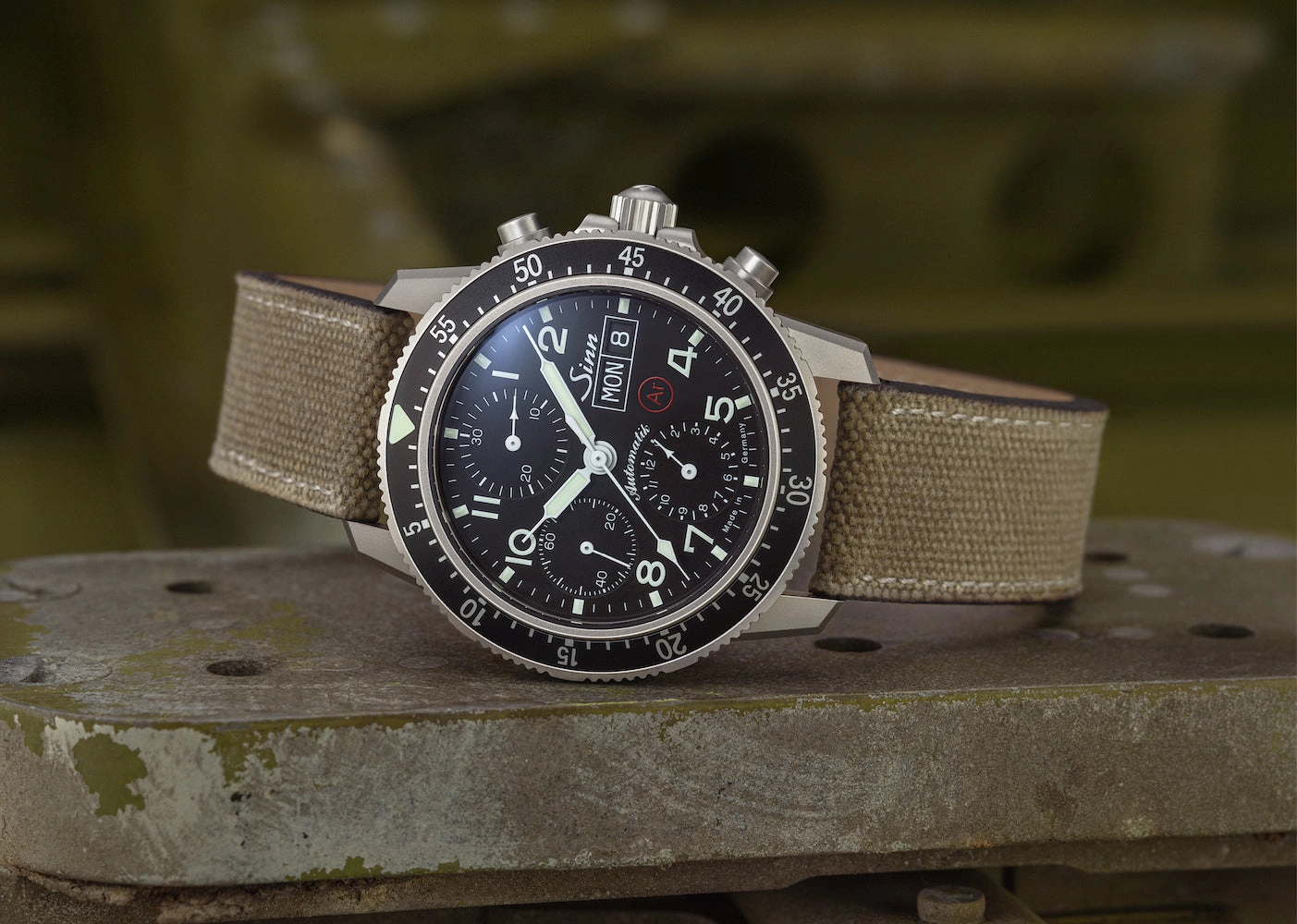 Sinn Watches Sinn 103 Ti Ar Titanium Canvas Beige Watch