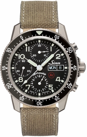 Sinn Watches Sinn 103 Ti Ar Titanium Canvas Beige Watch