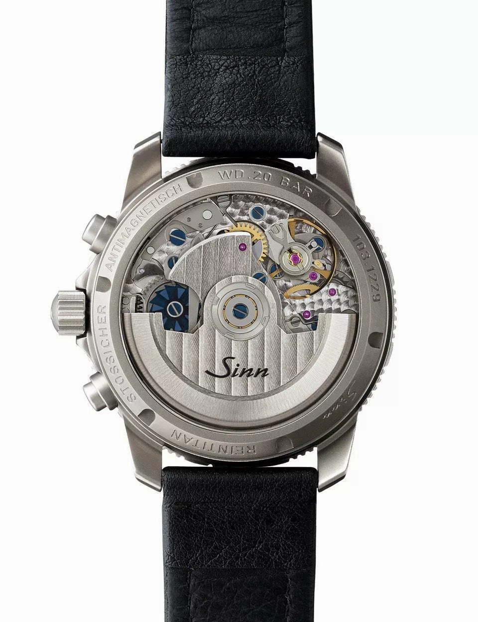 Sinn Watches Sinn 103 Ti Diapal Vintage Cowhide Brown Watch