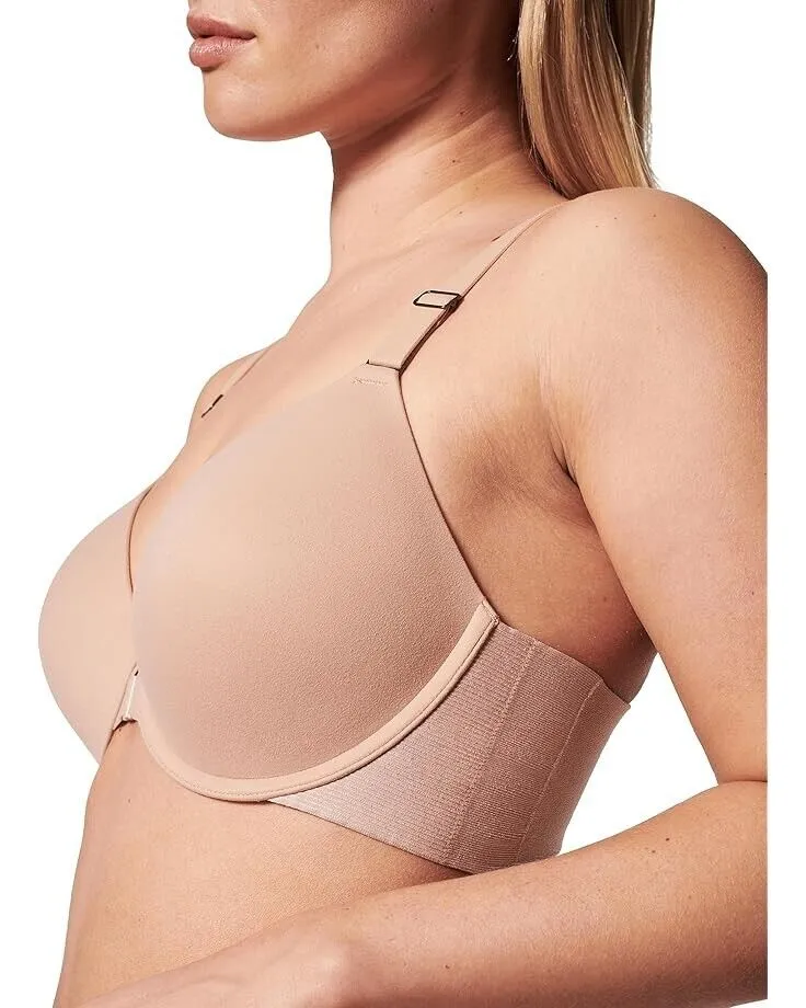 Spanx Bra-llelujah Women's 32C Toasted Oatmeal Adjustable Full Coverage ERK132