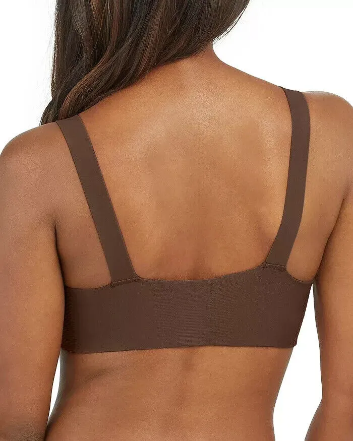 Spanx Bra-llelujah! Women's Chestnut Brown Lightly Lined Full Coverage Bra ERK81