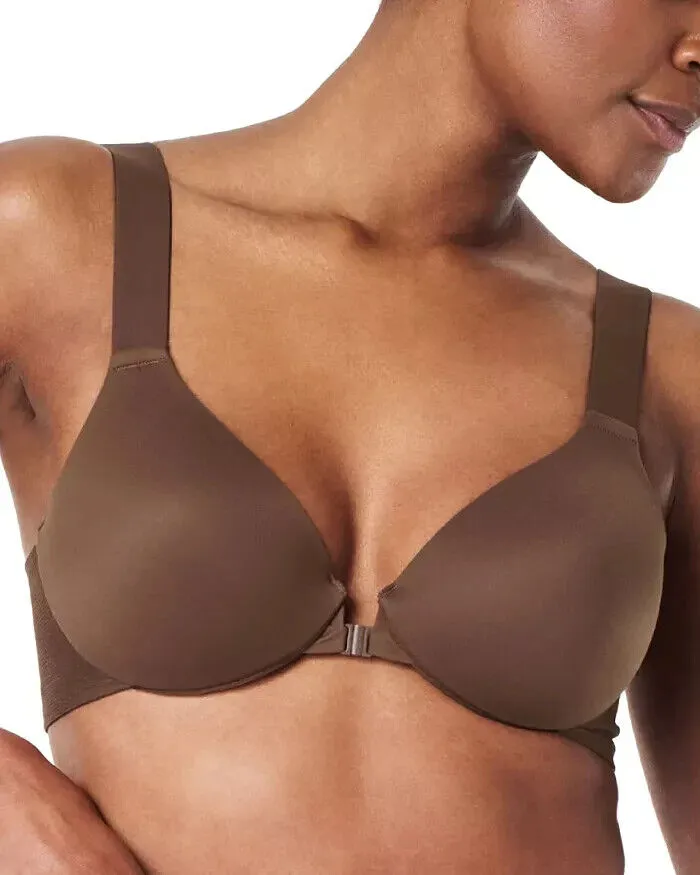Spanx Bra-llelujah! Women's Chestnut Brown Lightly Lined Full Coverage Bra ERK81
