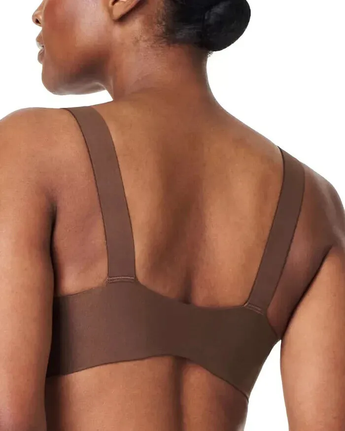 Spanx Bra-llelujah! Women's Chestnut Brown Lightly Lined Full Coverage Bra ERK81