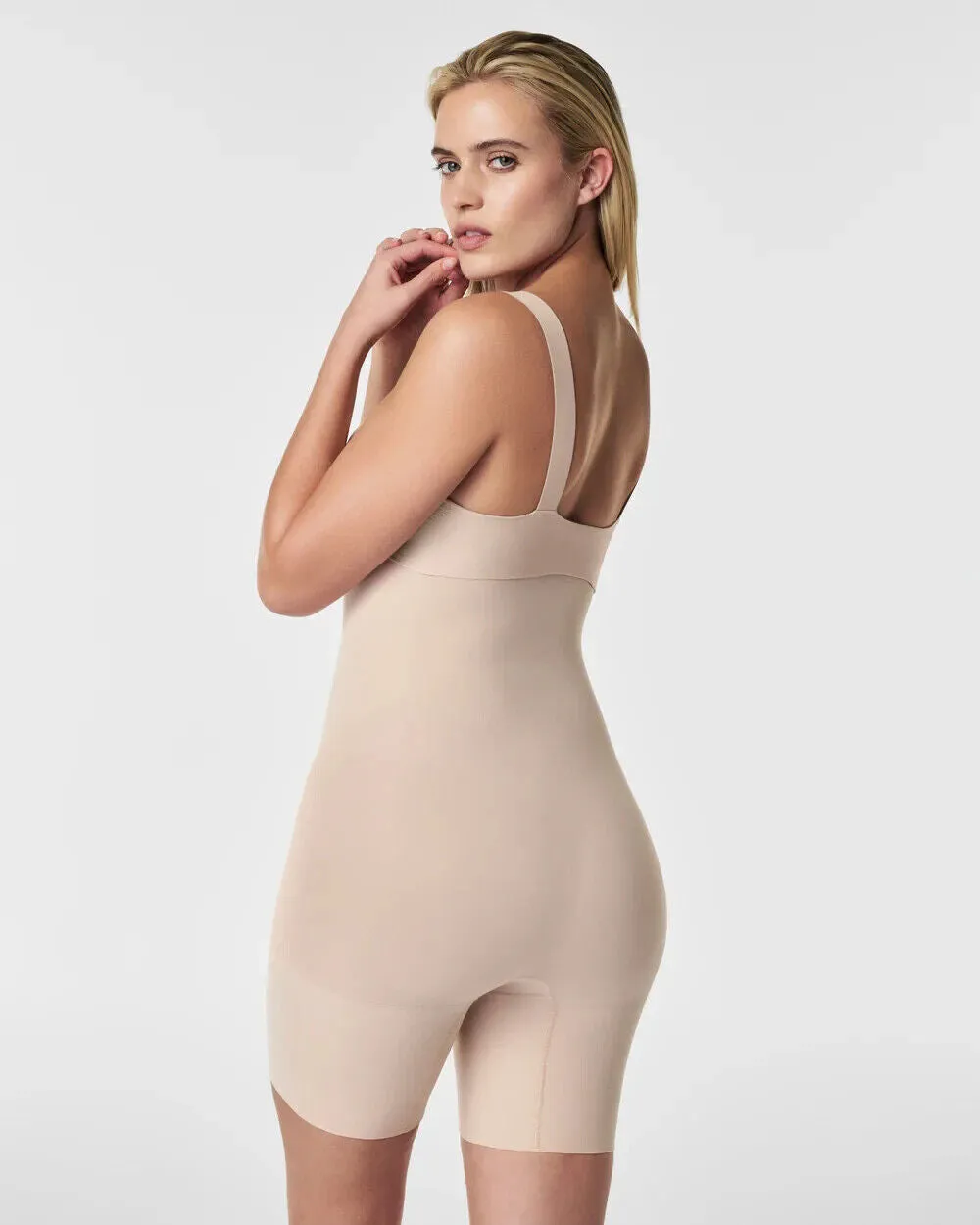 Spanx Higher Power Shapewear Women's XL Beige Tummy Control High-Waisted ERK628