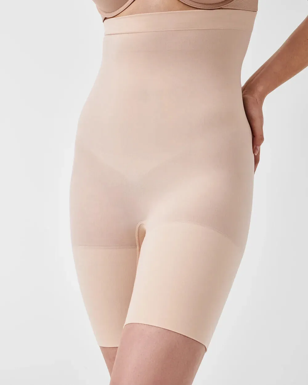 Spanx Higher Power Shapewear Women's XL Beige Tummy Control High-Waisted ERK628