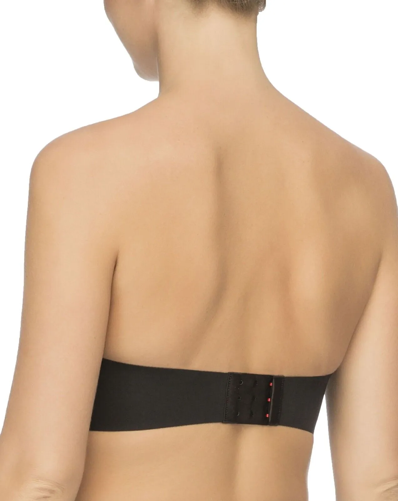 Spanx Up For Anything Strapless Bra Women's 34A Black Stretch Underwire ERK740