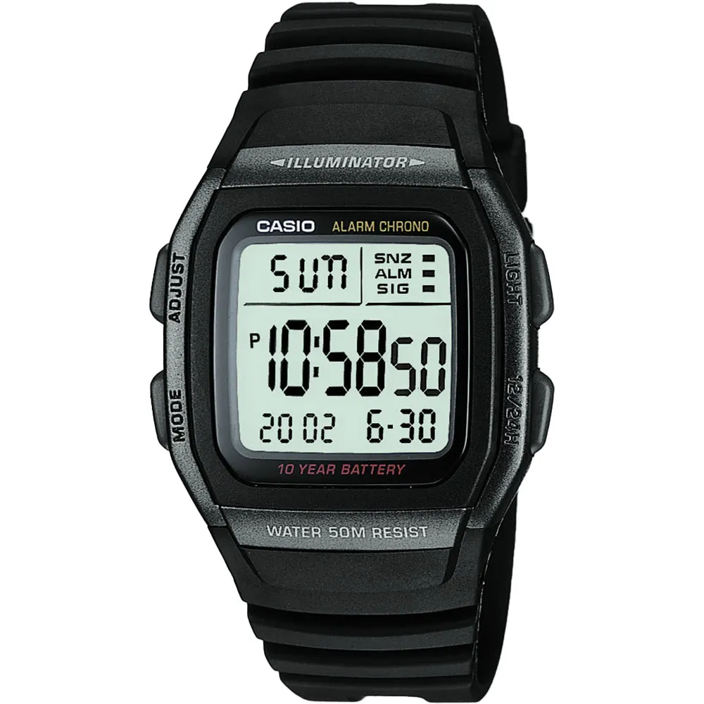 Sport Mens Watches Casio W96H-1B Classic Sports Watch
