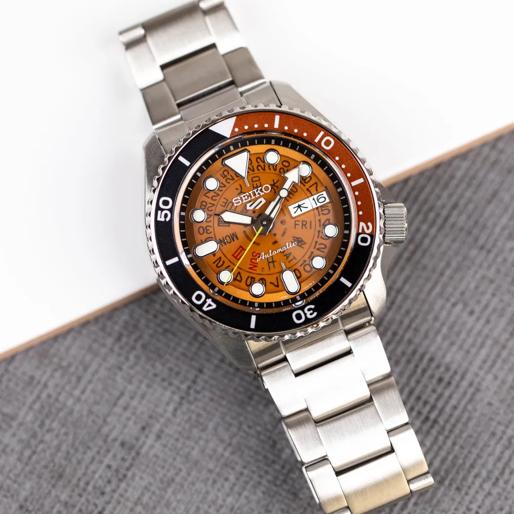 Sport Mens Watches Seiko 5 SRPJ47K 'Time Sonar' Automatic