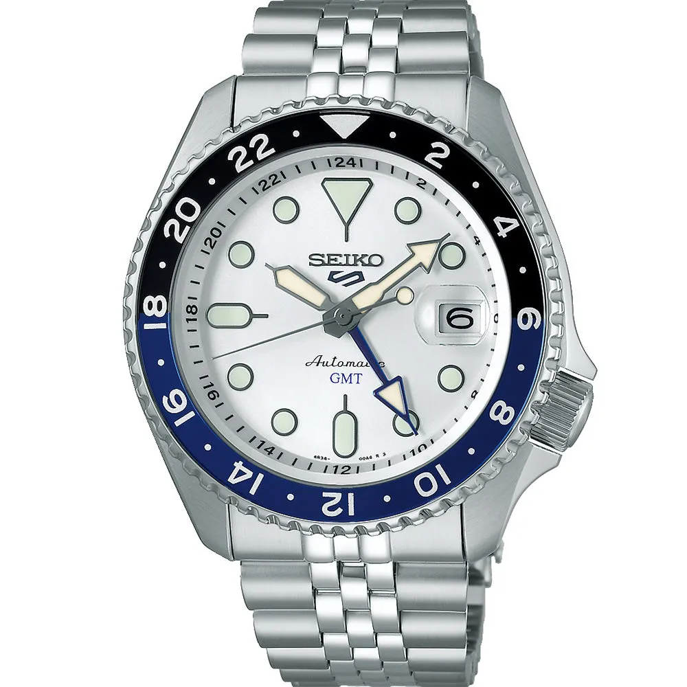 Sport Mens Watches Seiko 5 SSK033K SKX GMT Sports Style