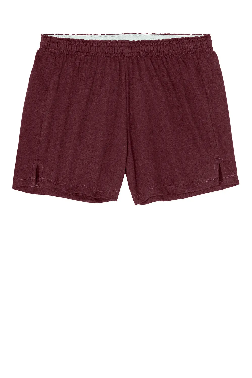 Sport-Tek Womens Jersey Knit Squad Shorts - Maroon