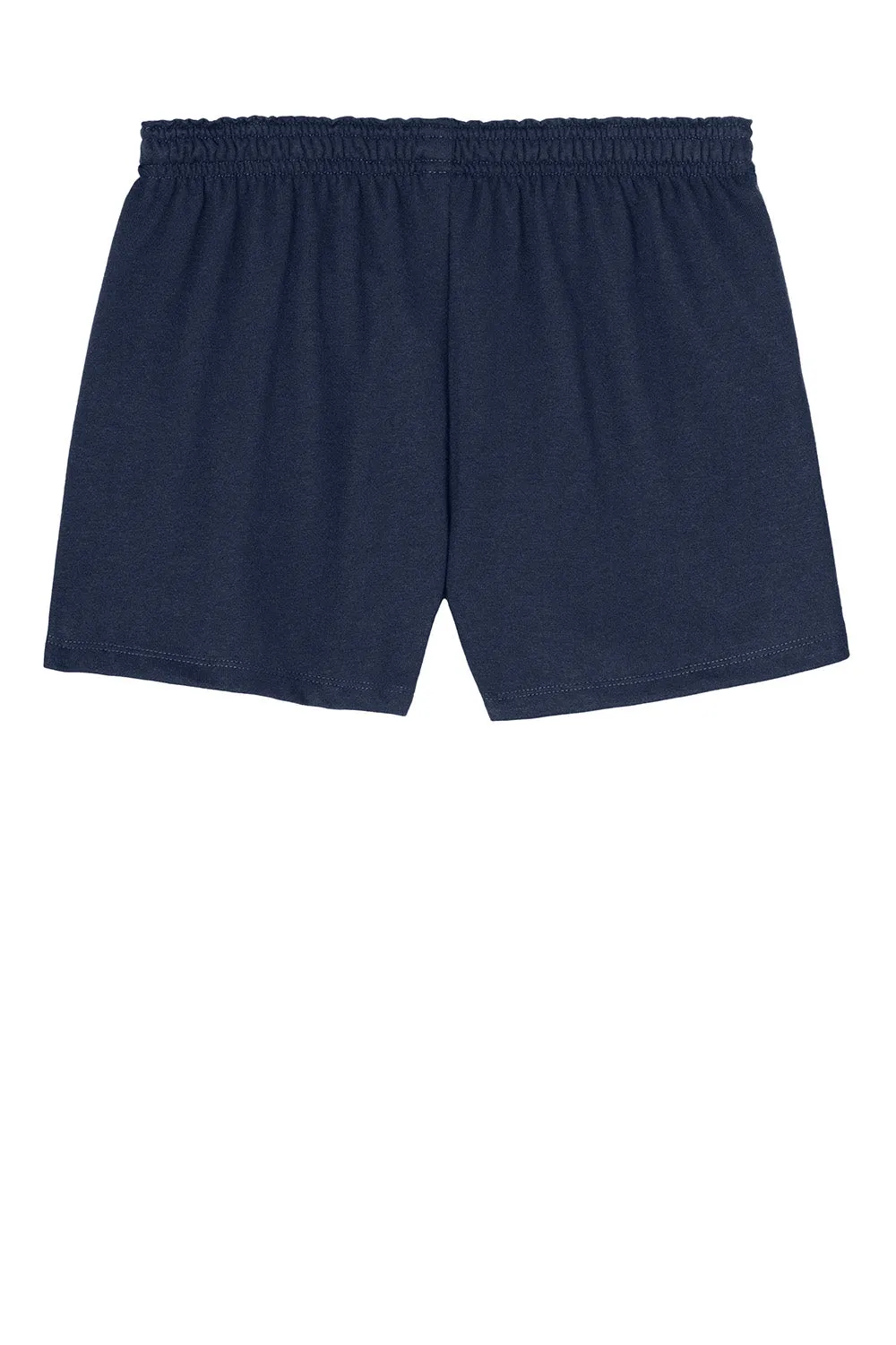 Sport-Tek Womens Jersey Knit Squad Shorts - True Navy Blue