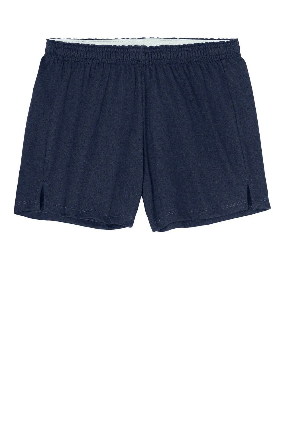Sport-Tek Womens Jersey Knit Squad Shorts - True Navy Blue
