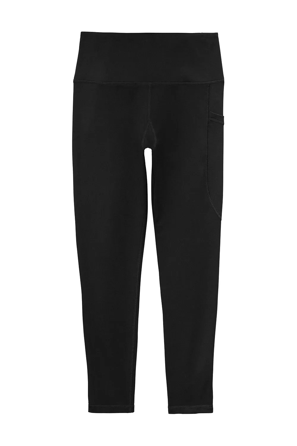 Sport-Tek Womens Moisture Wicking High Rise Leggings - Black
