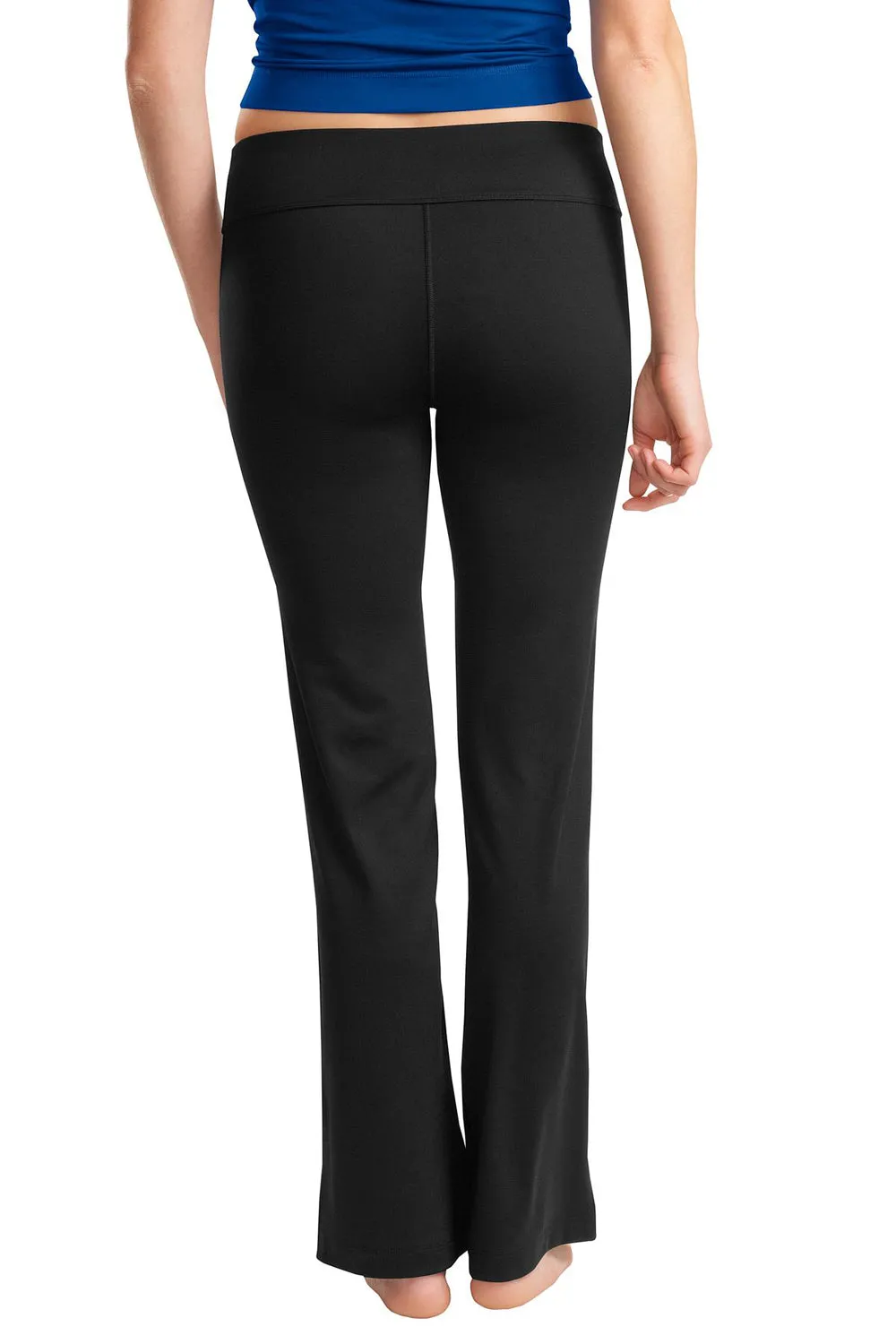 Sport-Tek Womens NRG Moisture Wicking Fitness Pants - Black
